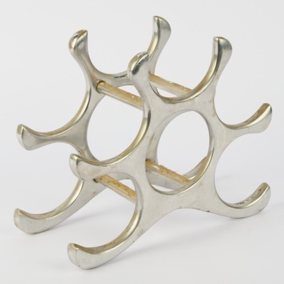An Aluminium Wine Rack Holder