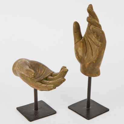 A Pair of Decorative Display Hands