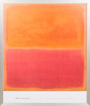 A Rothko Framed Reproduction Poster Print No 3 1967