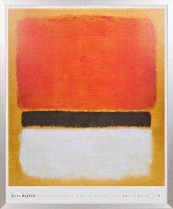A Rothko Framed Reproduction Poster Print Untitled 1955