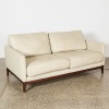 A Freedom Cream Leather 2.5 Sofa