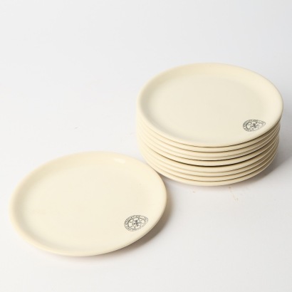 A Set of Ten Crown Lynn St John Plates