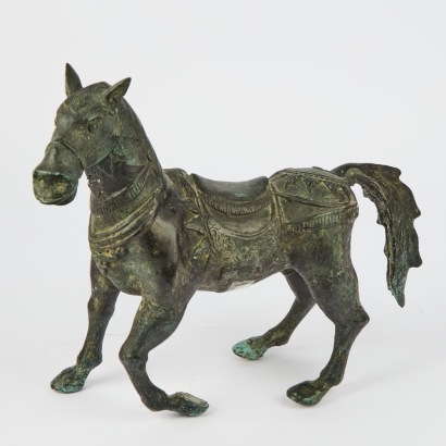 A Cast Metal Stallion
