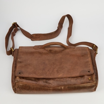 A Duffle & Co NZ Leather Laptop Satchel
