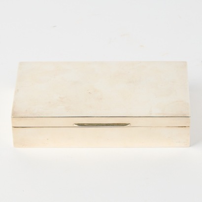 A Sterling Silver Cigarette Box