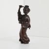 A Signed Wood Netsuke of a Geisha, Japan