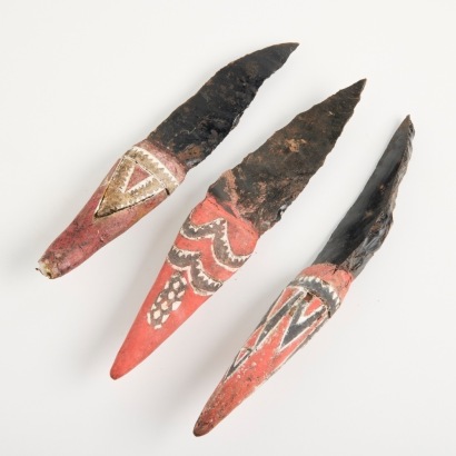 Three Obsidian Daggers, Admiralty Island, Papua New Guinea