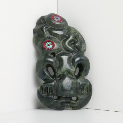 A Contemporary Pounamu Hei Tiki, Aotearoa