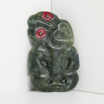 A Contemporary Pounamu Hei Tiki