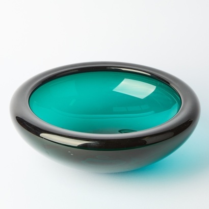 A Heavy Holmegaard Lipped Bowl