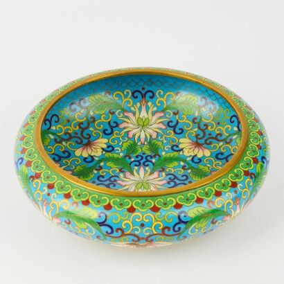 A Chinese 20th Century Cloisonn&eacute; Washer