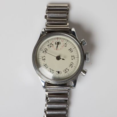 Pierce 134, British Issued WW2 Chronograph Wrist Timer Wristwatch, circa 1940's