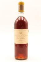 (1) 1962 Chateau d'Yquem, Sauternes (TS)