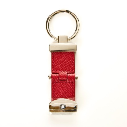 Montblanc, Sartorial Red Key Fob Pivot with Box - As new