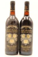 (2) 1983 Wolf Blass Black Label Shiraz Cabernet Sauvignon, South Australia