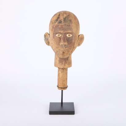 A Tau Tau Effigy Head, South Sulawesi, Indonesia