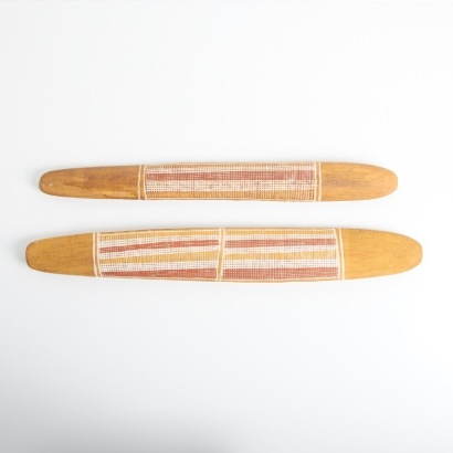 A Pair of Message Sticks, Australia