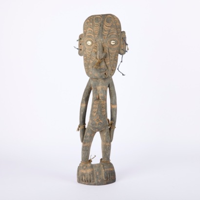 A Sepik Ancestor Carving, Papua New Guinea