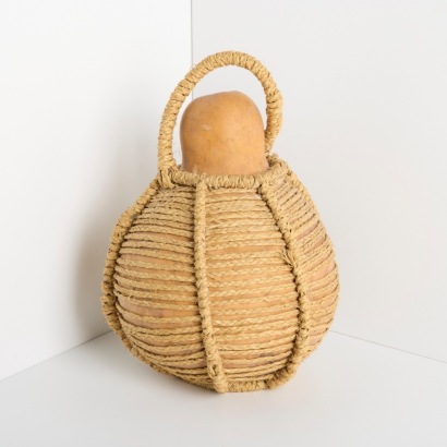 A Gourd With Braided Carrier