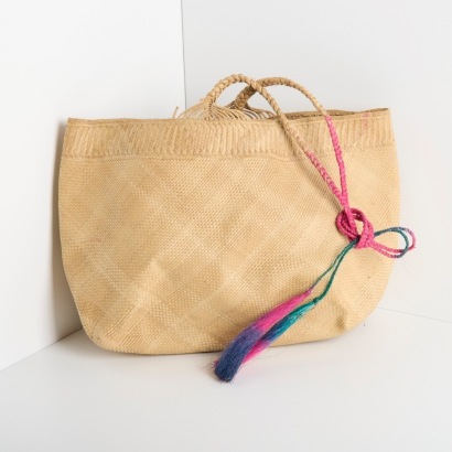 An Intricately Woven Basket, Wallis and Futuna