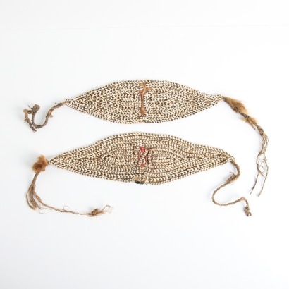A Pair of Nassa Shell Headbands, Papua New Guinea