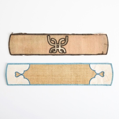 Two Menate Headbands Including One Japanized Ainu Example, Japan