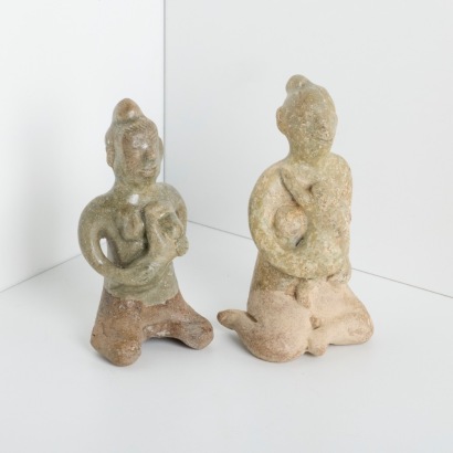 A Pair of Maternity Figures, Thailand