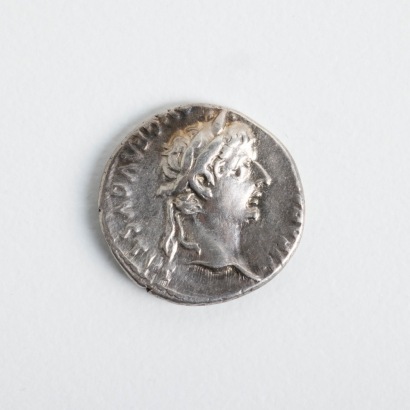 A Silver Tiberius Denarius, 14-37CE