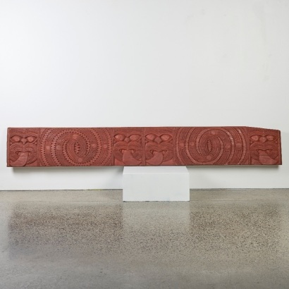 An Early 20th Century Whakairo Panel Carved by Tene Waitere, Aotearoa