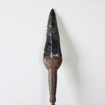 An Obsidian Tip Spear, Admiralty Islands, Papua New Guinea