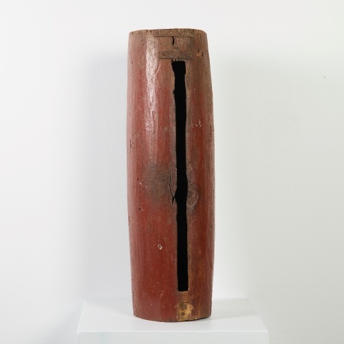 A Large Pate Log Drum, Rarotonga, Cook Islands