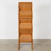 A Skagerak Teak Wine Rack, Double-Sided Holds 36 Bottles - 2