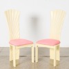 A Pair of Italian Hollywood Regency Dining Chairs c.1980s - 2