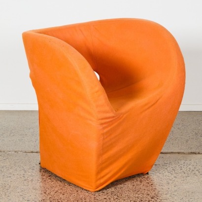 An Orange Little Albert Chair By Ron Arad For Moroso
