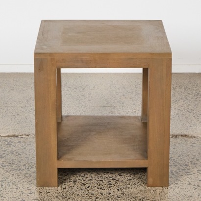 A Minimal Square Side Table