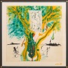 The Emerald Of The Tablet Salvador Dali Silk Serigraphy 1976 '1989/2000'