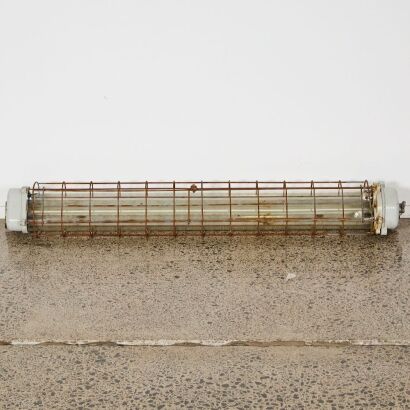 A Rare Vintage Industrial Lamp from VEB Leuchtenbau Wittenberg