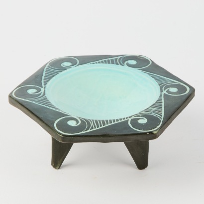A Jack Laird Celtic Heritage Tripod Bowl