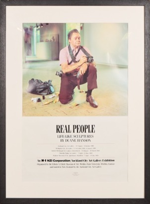 A Duane Hanson Exhibition Poster
