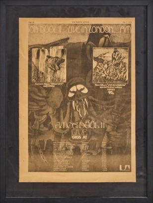 A Framed Amon Duul Clipping From Melody Maker 1973