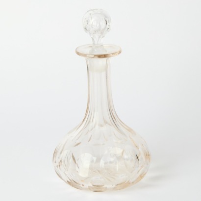 A Vintage Cut Glass Decanter