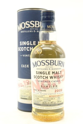 (1) Glen Elgin 'Mossburn' 2008 10 Year Old Single Malt Scotch Whisky, 59% ABV (GB)