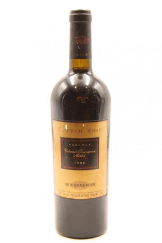 (1) 1995 Church Road Grand Reserve Cabernet Sauvignon Merlot, Hawkes Bay