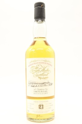 (1) Elixir Distillery Imperial Distillery 21 Year Old Single Cask Closed Distillery Single Malt Scotch Whisky, 50.6% ABV
