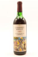 (1) 1983 Collard Brothers Cabernet Merlot (Art Collector's Label, design by Gretchen Albrecht) (UMS)