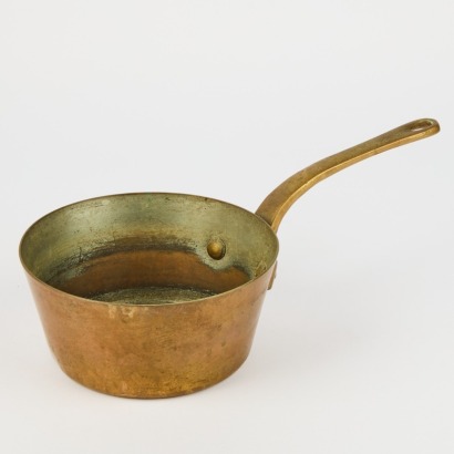 A St Clair Heavy Copper Chefs Saucepan