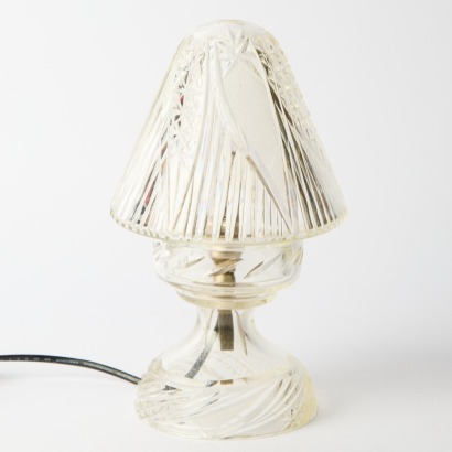 A Cut Glass Table Lamp
