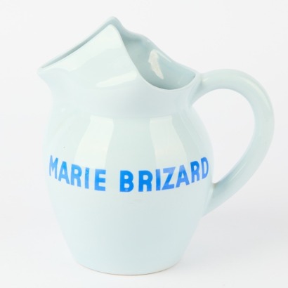 A Vintage French &lsquo;Marie Brizard&rsquo; Liqueur Jug, Sarreguemines & Dijon, France