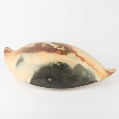 A Large Ray Rogers Fungoid Raku Fired Vase AF