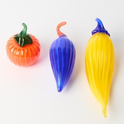 A Trio of Signed Lynette Campbell Vegetables